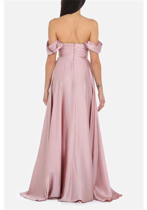 Abito lungo fiocco OMBELICO | Abiti | 4957OLD PINK